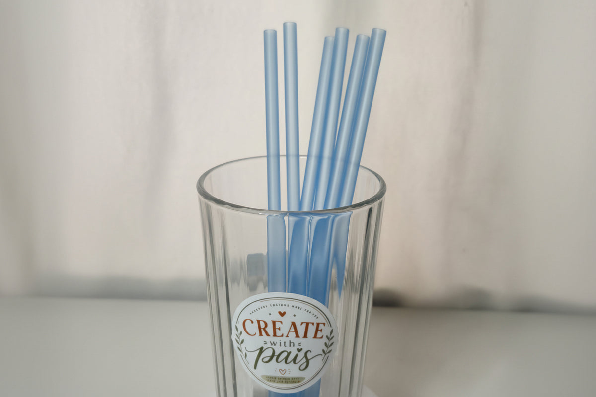 Reusable Drinking Straw | Reusable Tumbler Straw | Colorful Drinkware Straw | Iced Coffee & Cold Drink Accessory | Cup Add-On