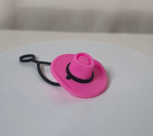 Cowboy Hat Straw Topper | Western Straw Charm | Cute Cowgirl Cup Accessory | Glass Tumbler Straw Topper | Drinkware Add-On