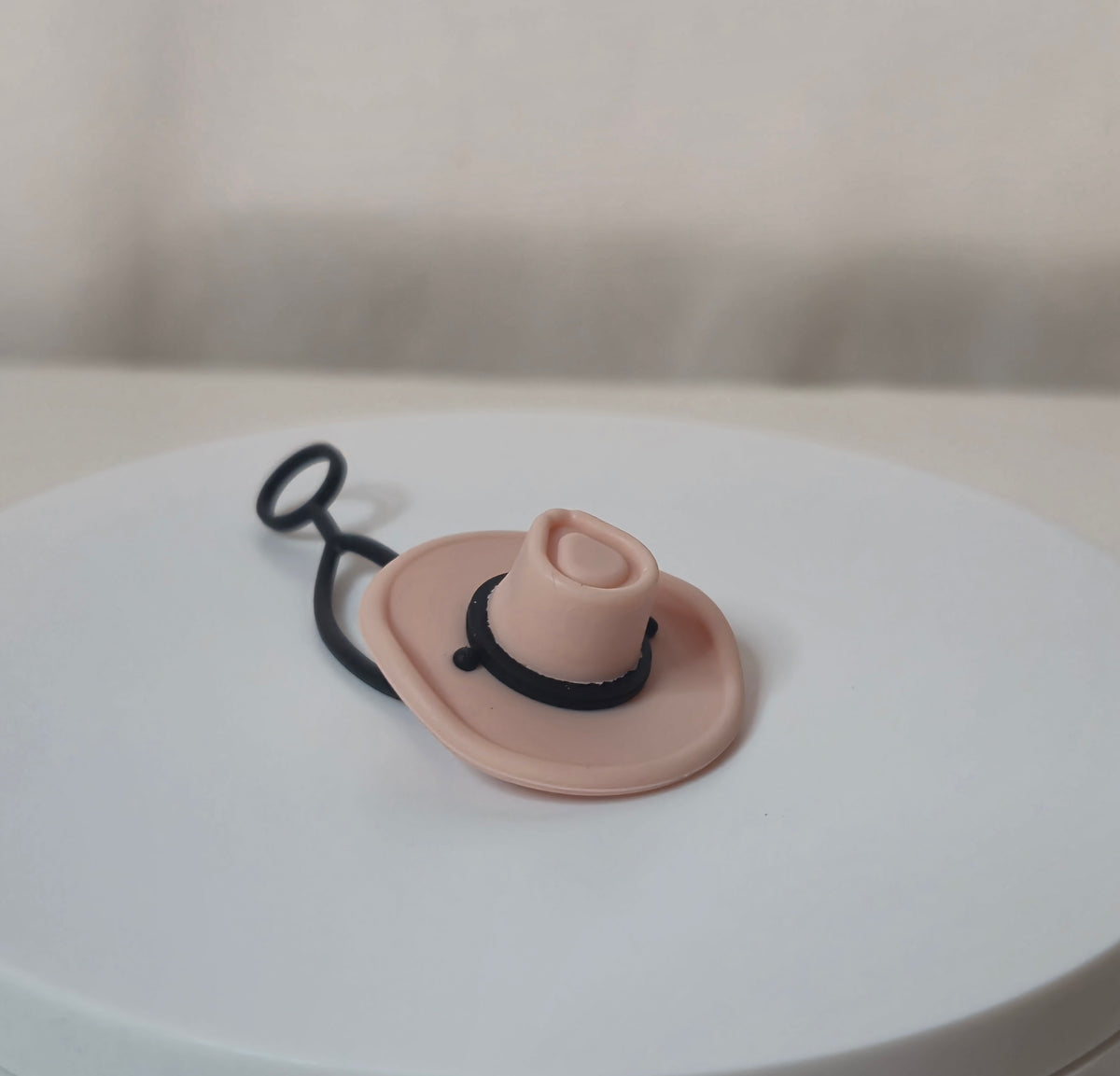 Cowboy Hat Straw Topper | Western Straw Charm | Cute Cowgirl Cup Accessory | Glass Tumbler Straw Topper | Drinkware Add-On