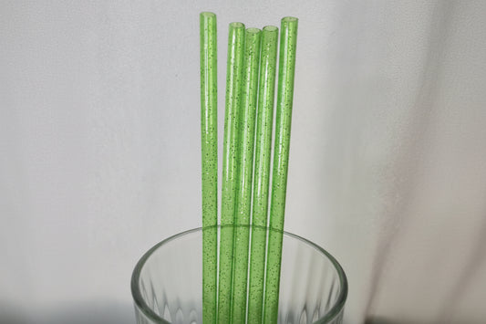 Sparkle Reusable Drinking Straw | Glitter Tumbler Straw | Reusable Iced Coffee Straw | Long Drinkware Straw | Cup Add-On