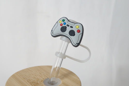 Game Controller Straw Topper | Gamer Tumbler Accessory | Video Game Straw Charm | Gaming Cup Accessory | Gamer Gift